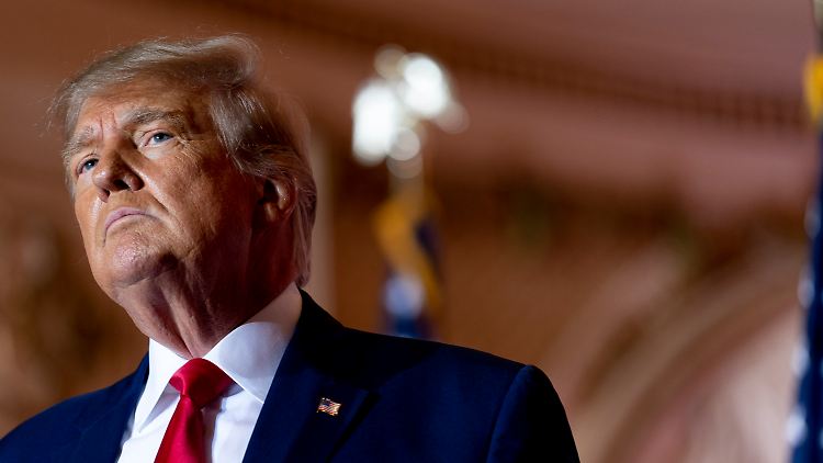 Ist bei den US-Republikanern so umstritten wie nie seit 2016: Ex-Präsident Donald Trump.