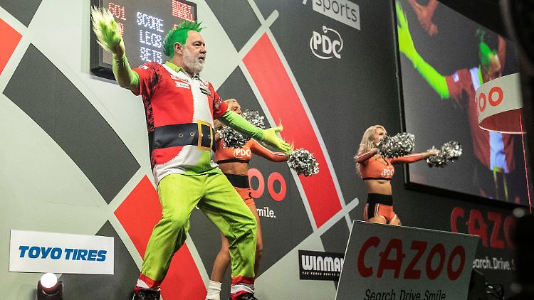 Wie immer bunt unterwegs: Peter "Snakebite" Wright