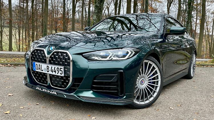 Dezent sportlich, aber nicht aufdringlich – der Alpina-Schriftzug des spezifischen Frontspoilers fällt sogar Laien auf.