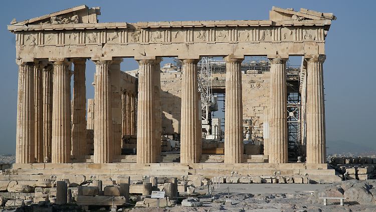 Der berühmte Parthenon-Tempel ist der griechischen Göttin Athene gewidmet.