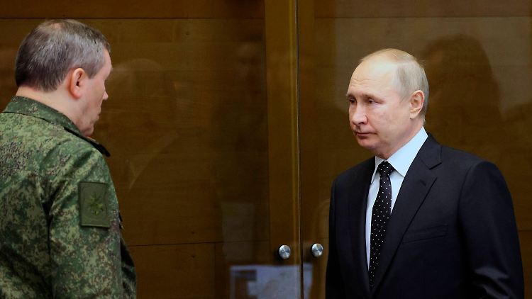 Putin ließ sich über die nächsten Kriegsziele informieren.