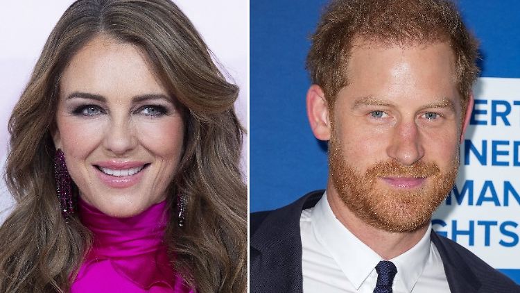 Liz Hurley und Prinz Harry waren kein Paar, sagt Hurley, auch nicht für eine Nacht.