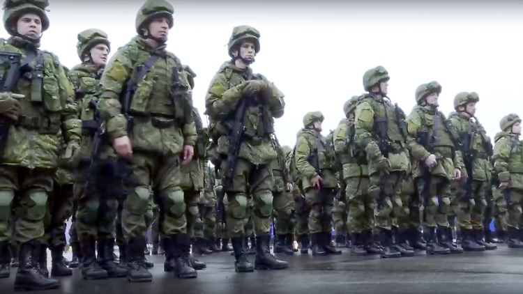 Die Stimmung unter den russischen Rekruten soll angeblich nicht sonderlich gut sein.