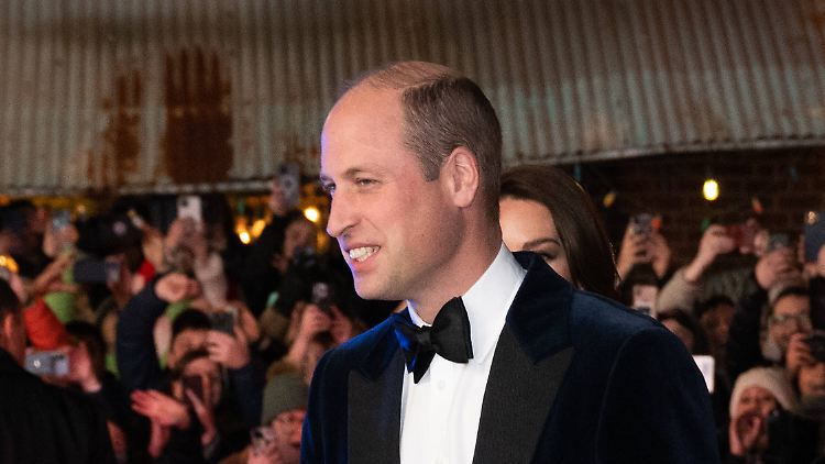 Prinz William betrat, anders als auf diesem Archivfoto, die Feier durch den Seiteneingang.