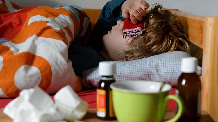Die Zahl erkrankter Kinder in Deutschland ist derzeit sehr hoch.