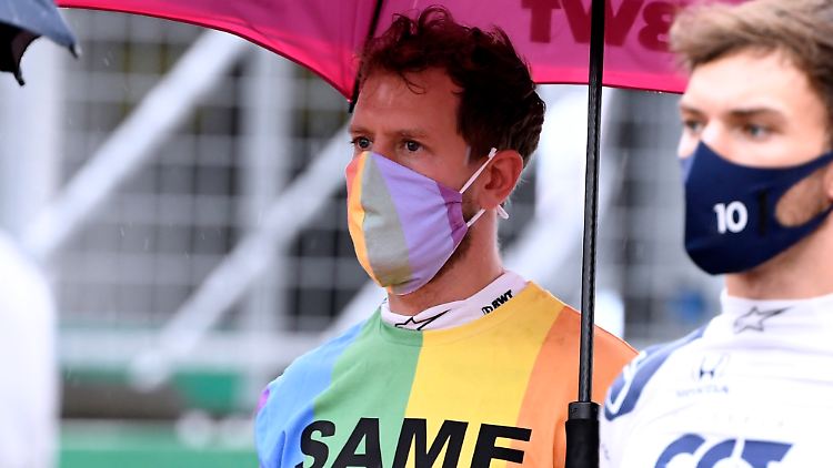 Protestierte 2021 in Ungarn für LGBTQ+-Rechte: Sebastian Vettel.