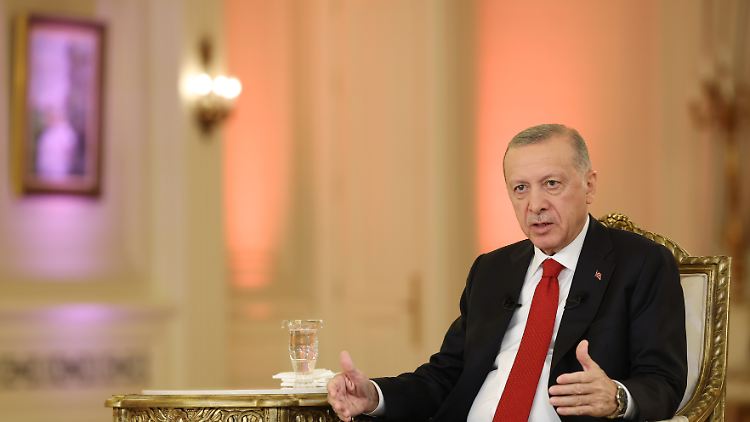 Umstrittenes Mega-Projekt: Der türkische Präsident erläutert die Vorzüge des "Istanbul-Kanals". 