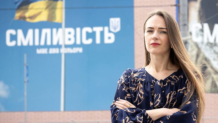 Oleksandra Matwijtschuk ist Gründerin und Leiterin des ukrainischen "Zentrums für bürgerliche Freiheiten".