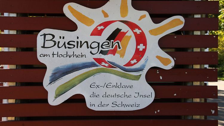 Neben Campione d’Italia ist Büsingen eine von zwei Enklaven innerhalb des Schweizer Staatsgebietes.