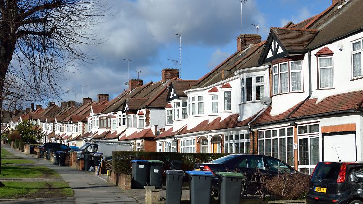 Heizrechnung unbezahlbar: Ungedämmte Häuser im Londoner Vorort Arnos Grove.