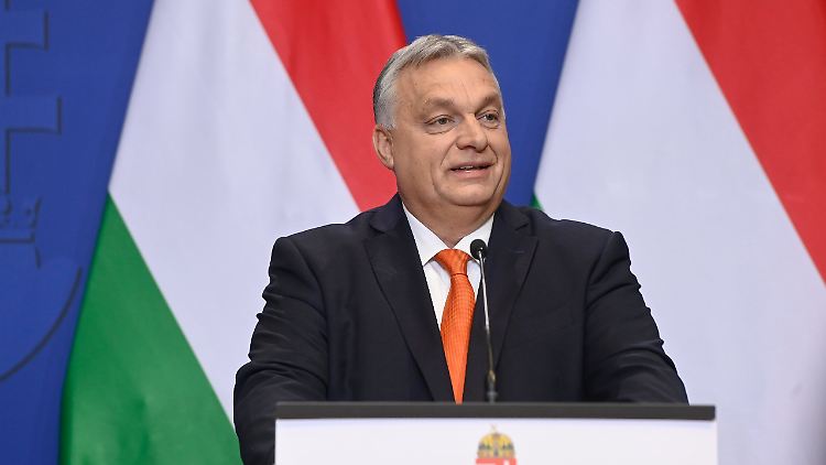 Orban nannte das Rechtsstaatsverfahren, auf dessen Grundlage Brüssel die Mittel für sein Land zurückhält, einen "schweren Nagel im Sarg der EU".