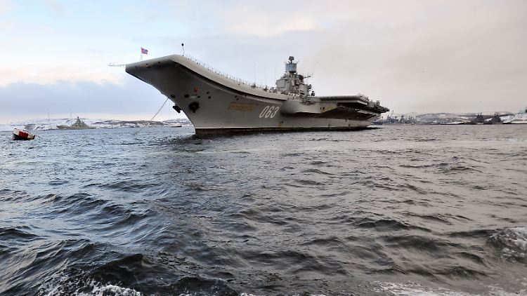 Seit 2017 wird die "Admiral Kusnezow" in Murmansk modernisiert und repariert. 