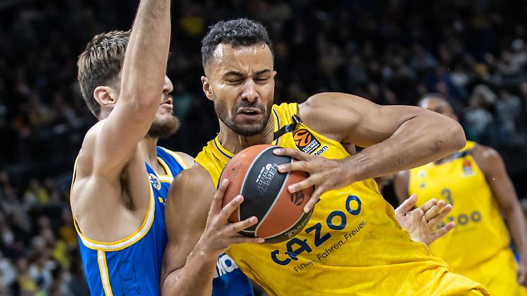 Johannes Thiemann (rechts) spielte stark, konnte gegen Maccabi Tel Aviv kein Erfolgserlebnis feiern.