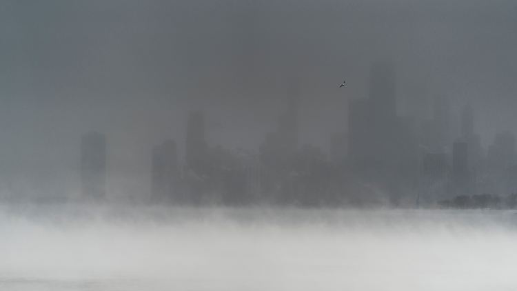 Die Skyline von Chicago.