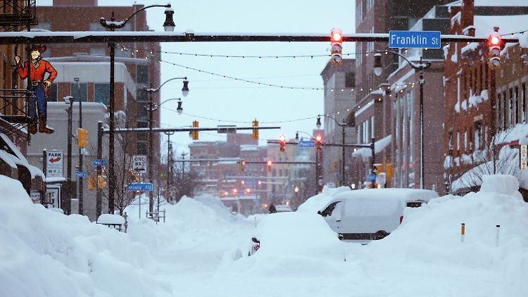 Besonders betroffen von dem Extremwetter war die Region rund um die Großen Seen im Nordosten der USA und an der Grenze zu Kanada.