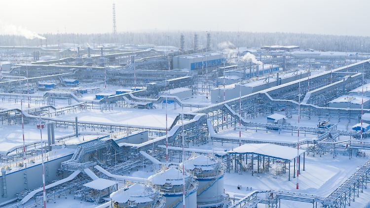 Russland hat die Gasförderung im zu Ende gehenden Jahr um gut ein Achtel gedrosselt.