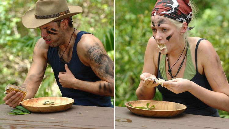 Ohne Worte: Jay Khan und Sarah Knappik.