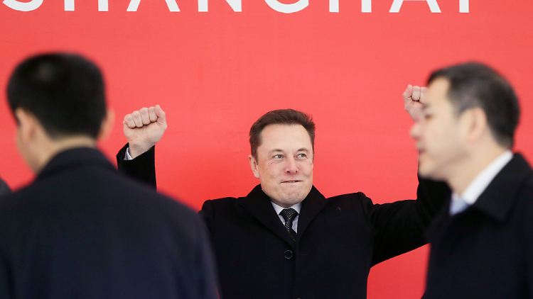 Da war die Stimmung noch besser: Musk 2019 in Shanghai.