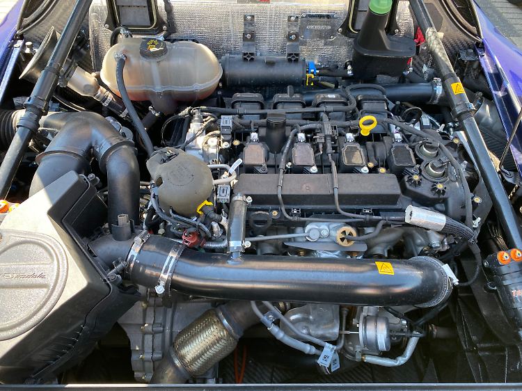 Der 2,3-Liter-Vierzylindermotor des Dallara Stradale kommt auf 294 kW/400 PS.