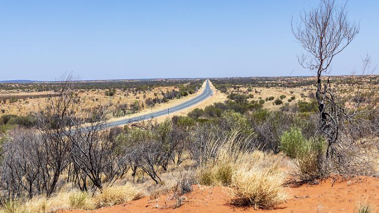 Australiens Outback besteht größtenteils aus Weideland, Steppe und Wüste.