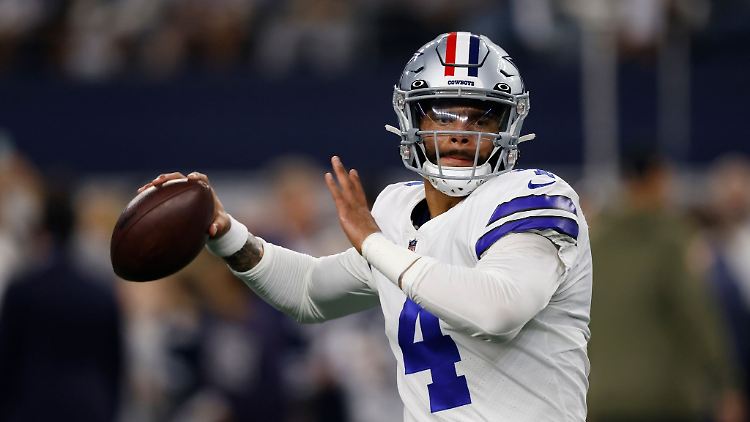 Cowboys-Quarterback Dak Prescott steht unter Druck.