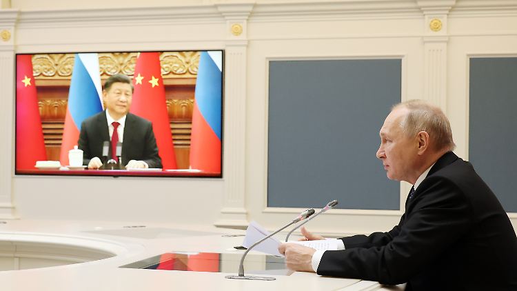 Putin lobte die Bemühen Pekings, sich dem Westen entgegenzustellen.