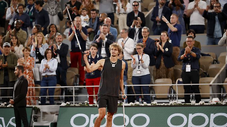 Alexander Zverev gewinnt bei den French Open 2022. Auf eine tragische Art.