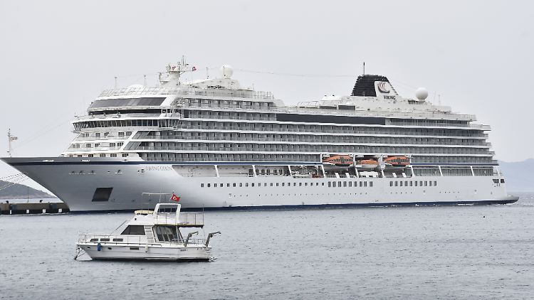 Im Oktober 2021 war die "Viking Orion" in Häfen noch gern gesehen.