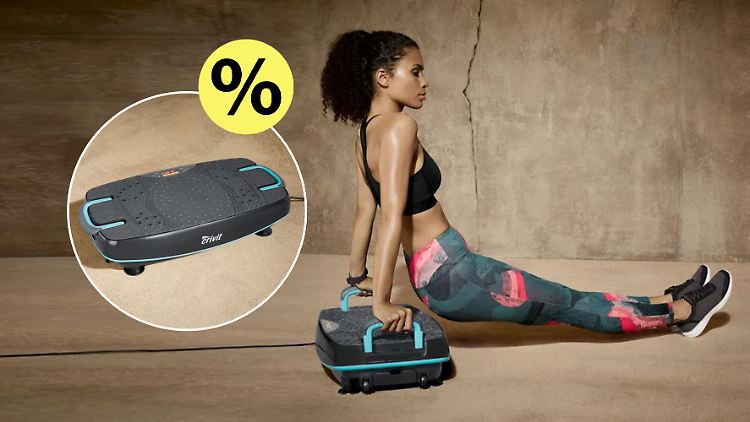 Perfekt zum Muskelaufbau und Abnehmen: Die Vibrationsplatte von Crivit ist bei Lidl jetzt im Angebot für 99 Euro.