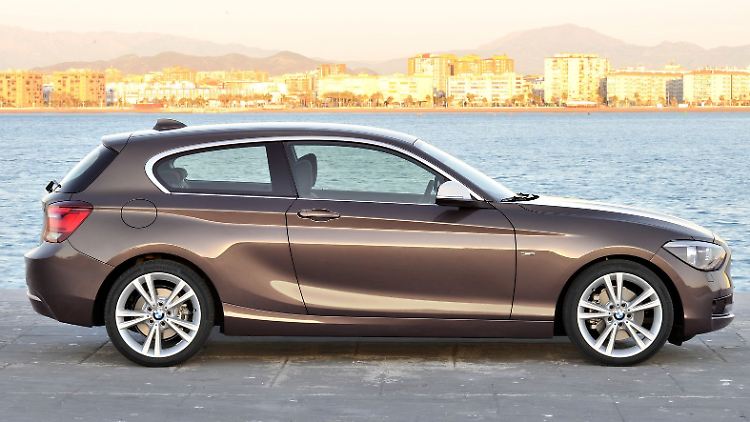 Klassische Kompaktlinie: Hier ist ein 1er BMW der zweiten Generation mit drei Türen vorgefahren, aber auch mit fünfen war er zu haben.