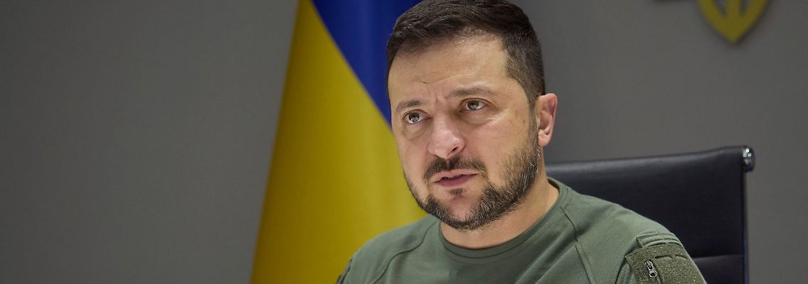 Wolodymyr Selenskyj, Präsident der Ukraine.