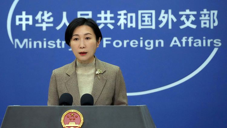 Außenamtssprecherin Mao Ning spricht von "politischen Manipulationen".