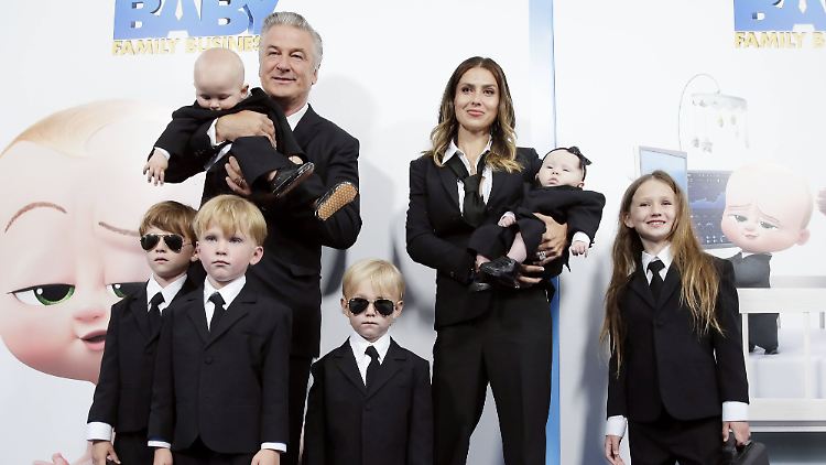Haben ein Haus voller Kinder: Alec und Hilaria Baldwin.