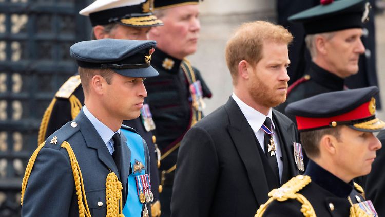 Seite an Seite: Prinz William und Prinz Harry (r.).