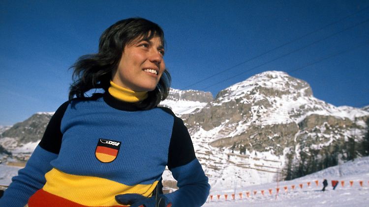 Der erste Popstar des Wintersports: Rosi Mittermaier.
