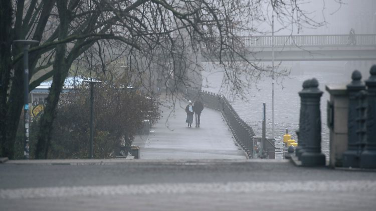 Bei diesem Wetter macht auch das Spazierengehen keinen Spaß.