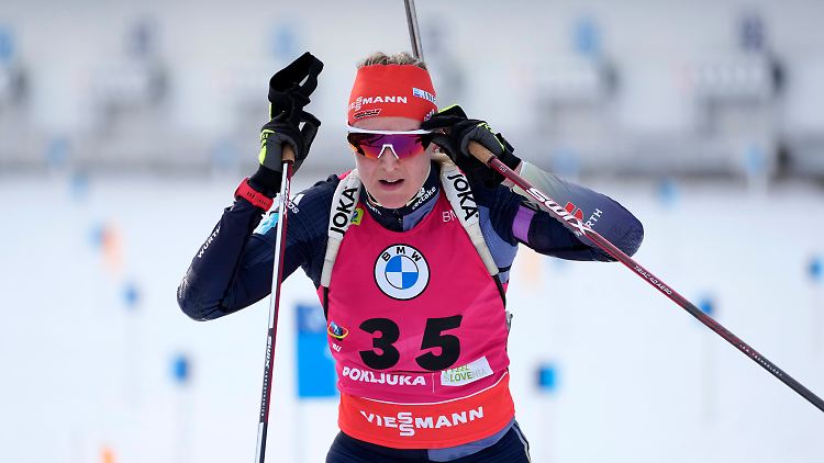 Verdammt schnell unterwegs: Denise Herrmann-Wick.