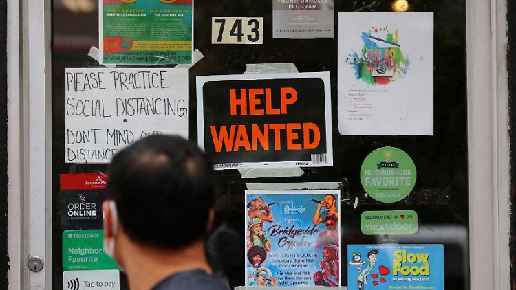 5,7 Millionen US-Amerikaner suchen derzeit einen Job. 