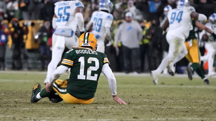 Aaron Rodgers kann die Playoffs nur noch als Zuschauer verfolgen.