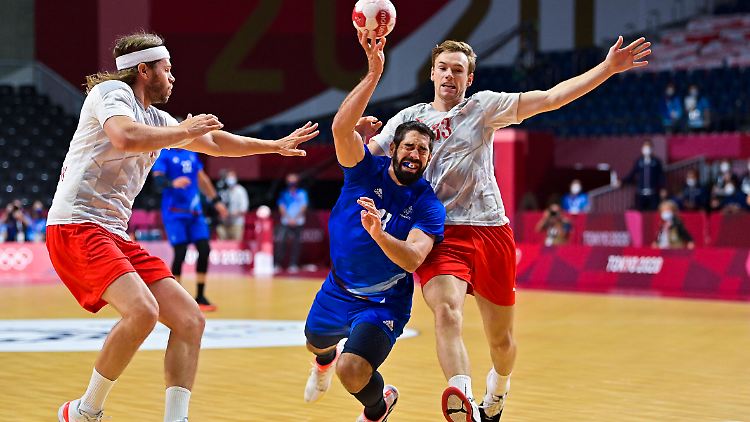 Hansen, Karabatic und Gidsel - drei Superstars des Handballs. 