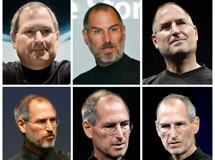 Der Gesundheitszustand des Visionärs besorgt Apple-Fans und die Märkte seit Jahren. (Steve Jobs in den Jahren 2000 - 2009)