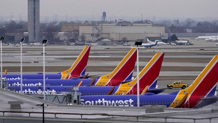 Nichts ging mehr: Am Mittwoch mussten Tausende Flugzeuge über Stunden am Boden bleiben.