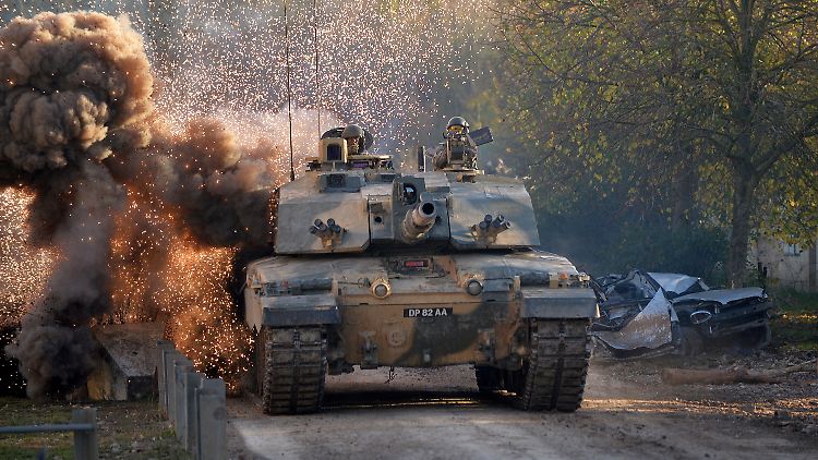 Kampfpanzer vom Typ Challenger 2