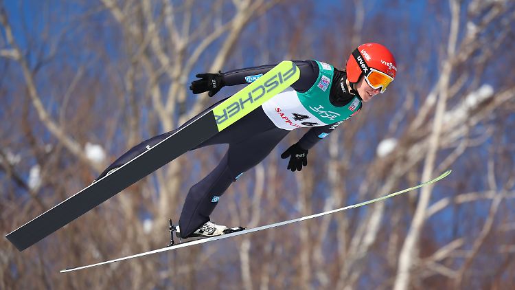Katharina Althaus sorgte für den weitesten Sprung des DSV-Duos.