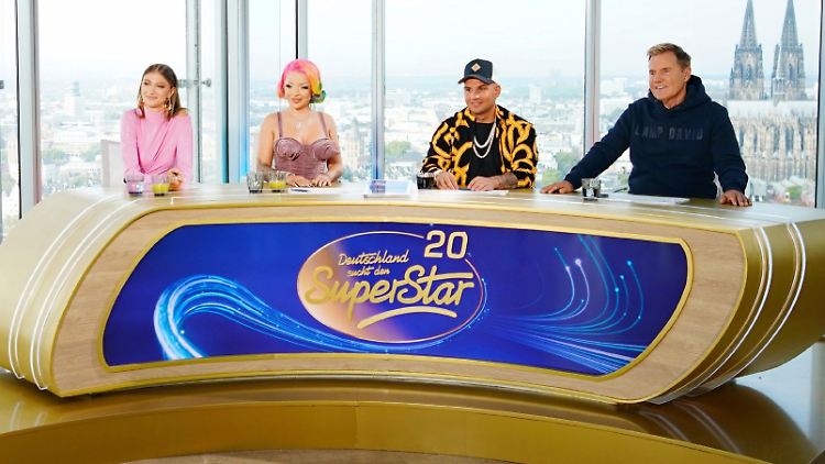 Die neue DSDS-Jury ist bester Dinge.