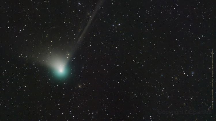 Der Komet C/2022 E3 (ZTF) soll am 1. Februar seinen erdnächsten Punkt erreichen.