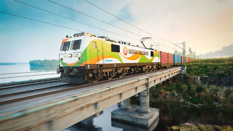 1200 Loks wird Siemens der indischen Staatsbahn liefern.