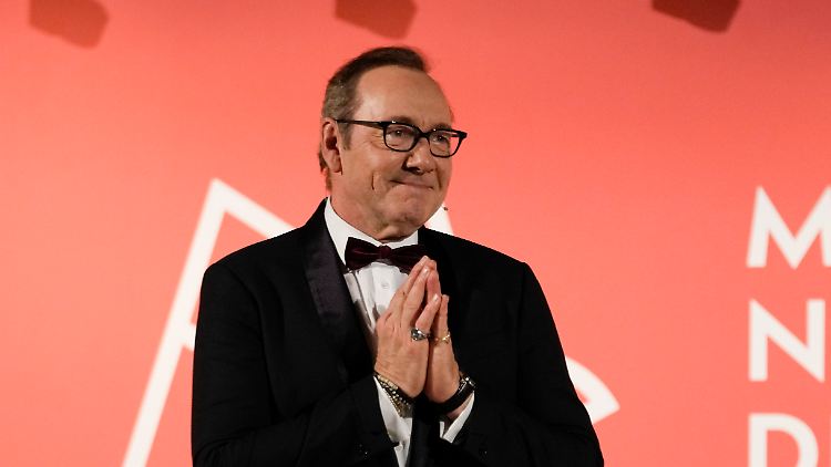 Dankbar für Einladung und Preis: Kevin Spacey.