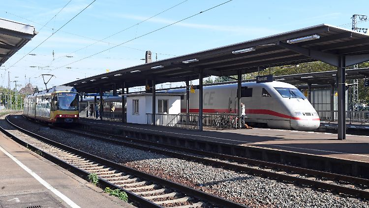 Auf diesem Bahnhof in Rastatt fand der Angriff am Wochenende statt.