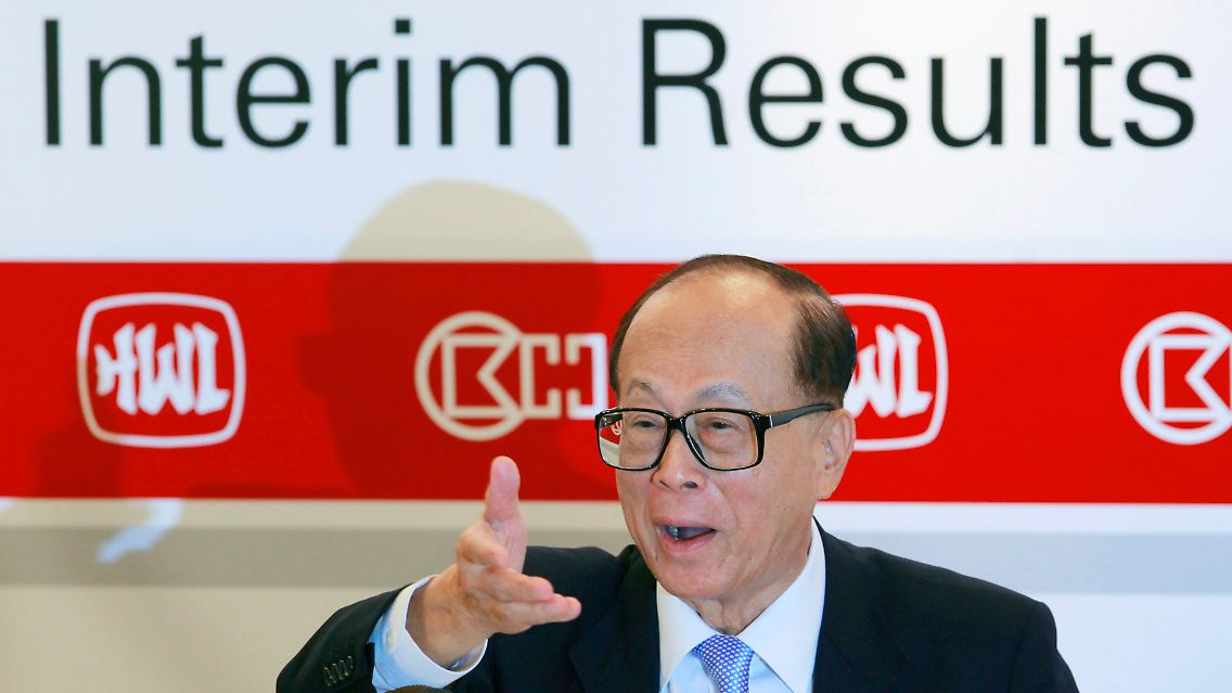 Hutchiso-Tycoon Li Ka Shing.